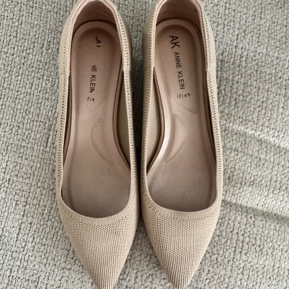 Anne Klein Tan Flats Timeless Elegance